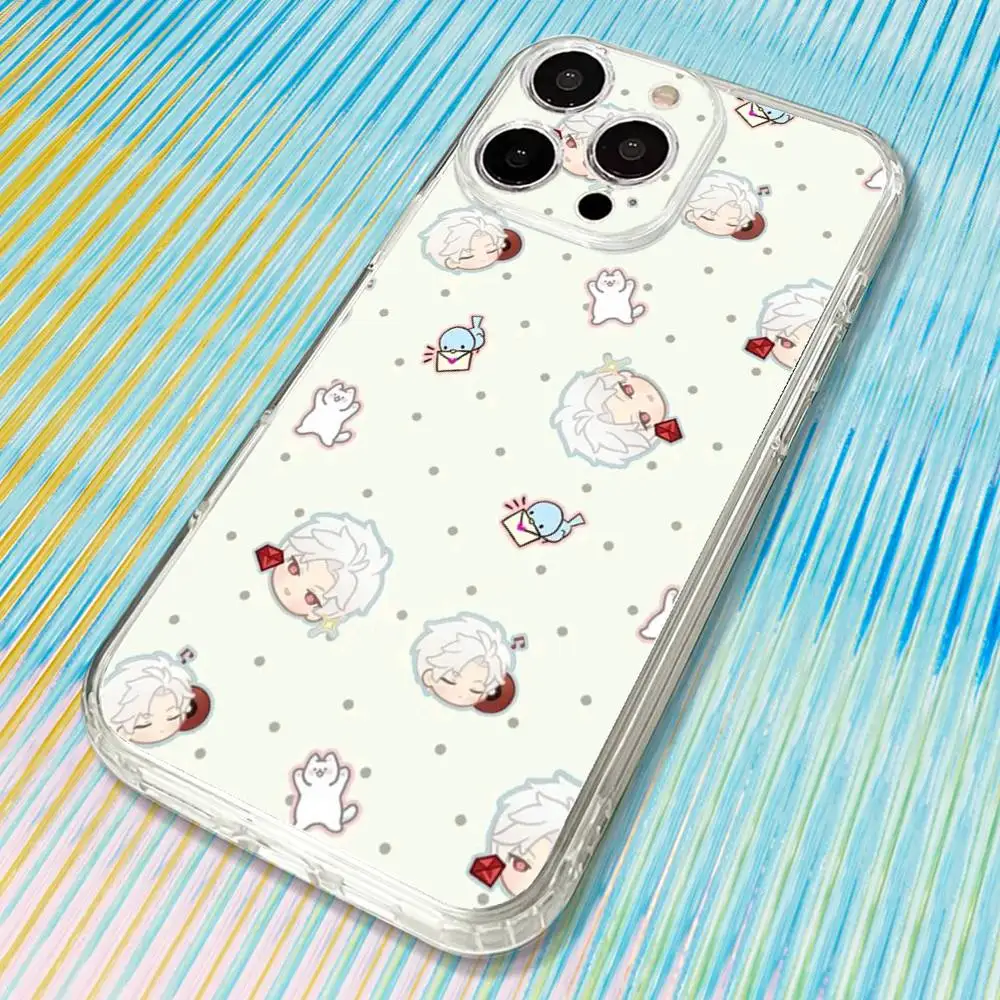 Casing Ponsel Love And Deepspace Untuk iPhone17,16,15,14,13,12,11 Plus,Pro Max Penutup Transparan Lembut