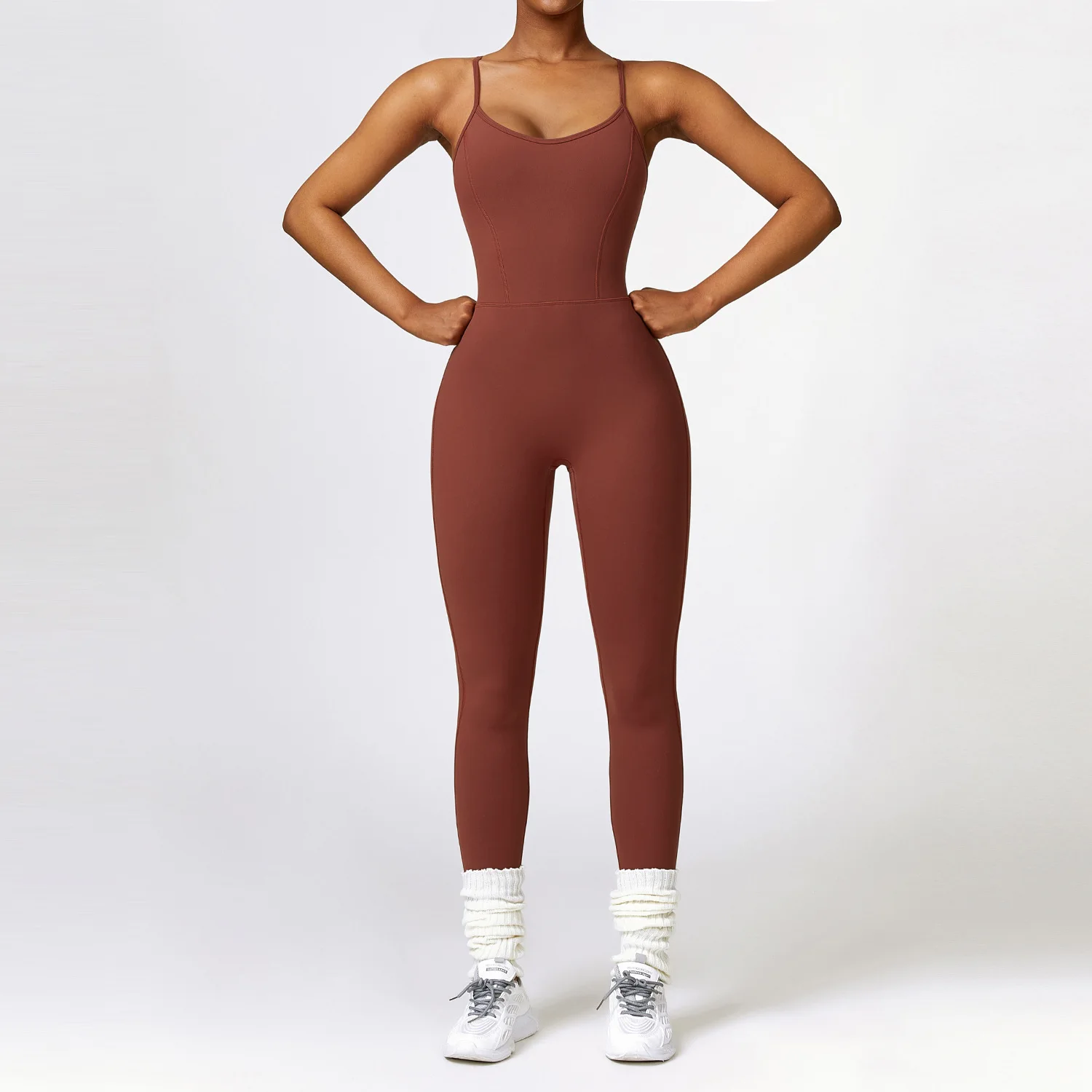 

New Jumpsuits One-Piece Yoga Suit Dance Belly Tightening Fitness Workout Set Stretch Bodysuit Gym Clothes Push Up Athletic Wear