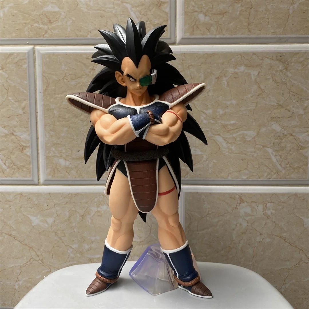 Dragão anime figuras gk raditz super saiyan goku irmão em pé combate terno mesa decoração estátua ornamento brinquedos presentes