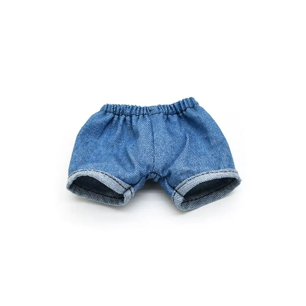 Juego de vestir con cambio de moda, Mini pantalones cortos vaqueros, pantalones vaqueros para muñeca de 20cm, regalo, accesorios para muñecas, pantalones en miniatura para casa de juego