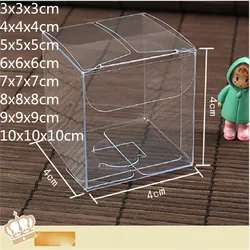 10pcs Wholesale NewClear PVC Box Packing Wedding/Christmas Favor Chocolate Candy Apple Gift Event Transparent Box/Case