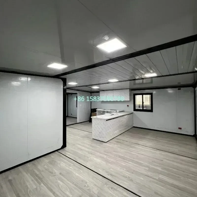 Mobile Container Houses Waterproof Tiny Home Prefabricated Container House Modular Fold Out Prefab TIny Houses with Bedrooms