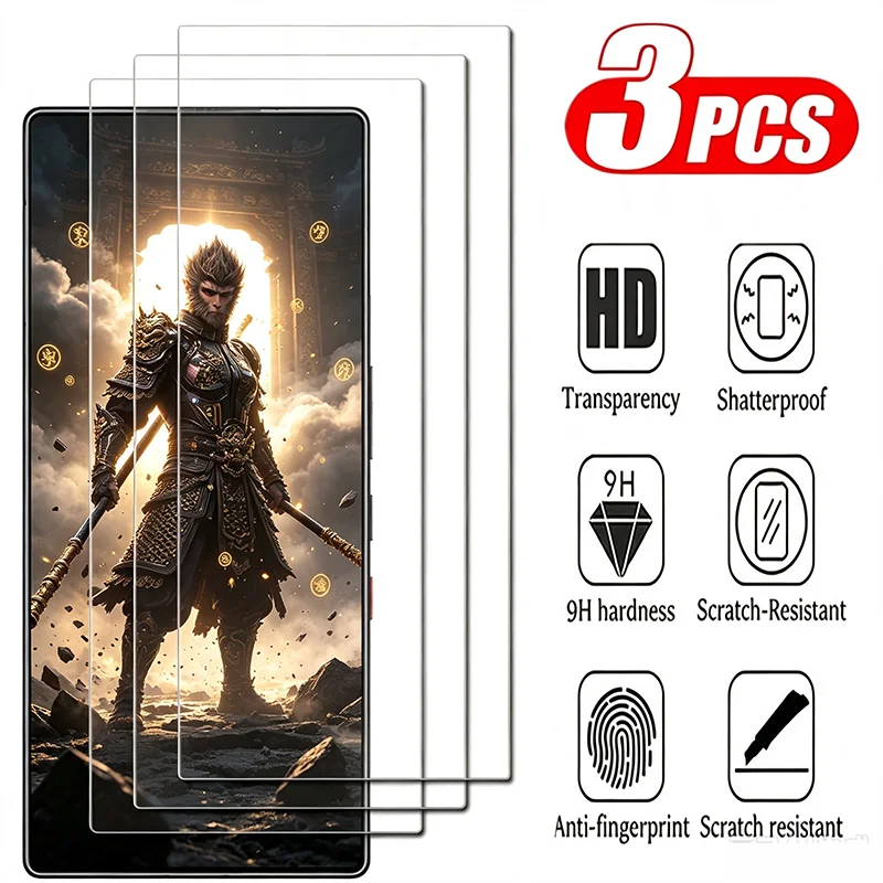 3 шт. защитная пленка из закаленного стекла для ZTE Nubia RedMagic 11 Air 11S 10 Pro+ Plus 10s Red Magic 9 9S 8 7 6 5S 5G