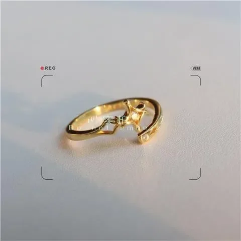 Genshin Impact Nahida Kamisato Ayaka Aether Lumine Klee Rings with The Same Style As The Peripheral Characters of Popular Games