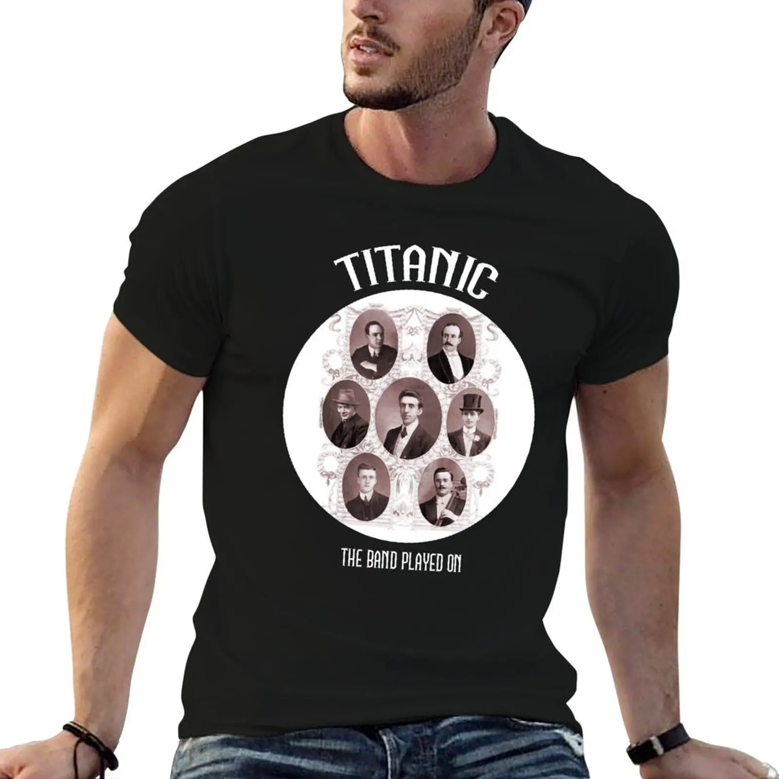 Titanic Heroes Vintage Cruise Sinking Ship Atlantic Ocean Voyage T-Shirt Labor Work Casual T-Shirt