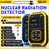 FNIRSI GC-01 Nuclear Radiation Detector Geiger Counter Personal Dosimeter X-ray γ-ray β-ray Radioactivity Tester Marble Detector