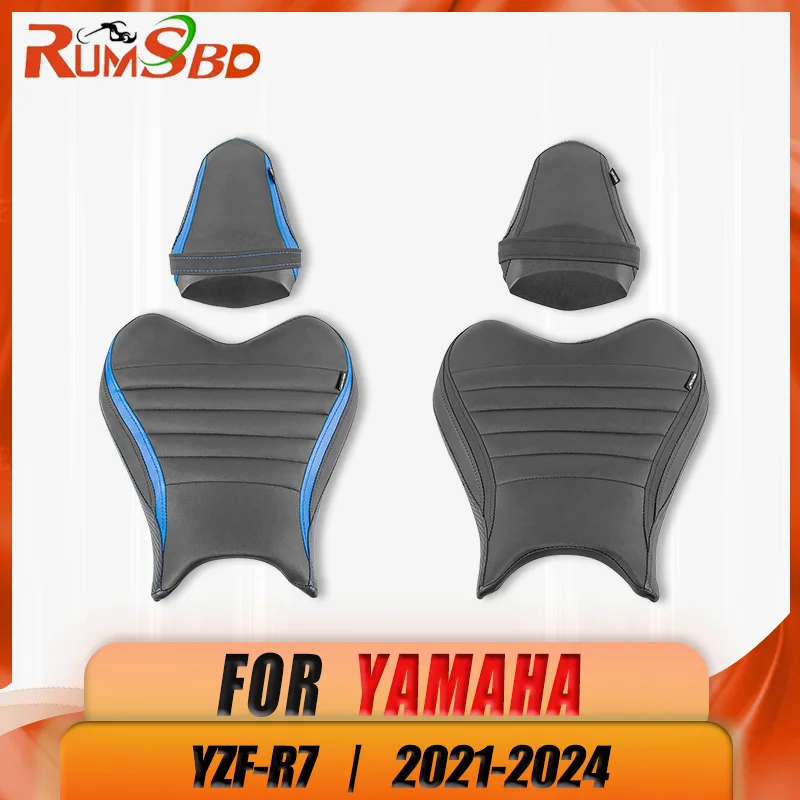 

Front Driver Seat Cushion Cover & Rear Passenger Pillion Accessory Kit for Yamaha YZF-R7 2021-2024 Motorcycle