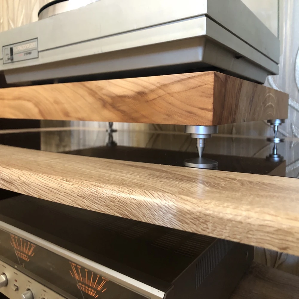 Hifi Audio Speaker Spike Isolation Feet Brass Cone Turntable Amplifier Amp Cone Speaker Pad 35X37mm