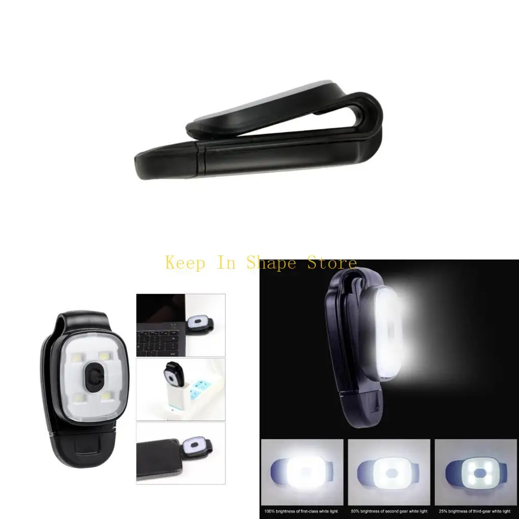 USB wiederaufladbare LED-Clip-on-Lichter, Nachtlauf-Brustlichter, Taschenlampe, leicht, Sicherheits-Jogging-Lichter, Laufen, Gea