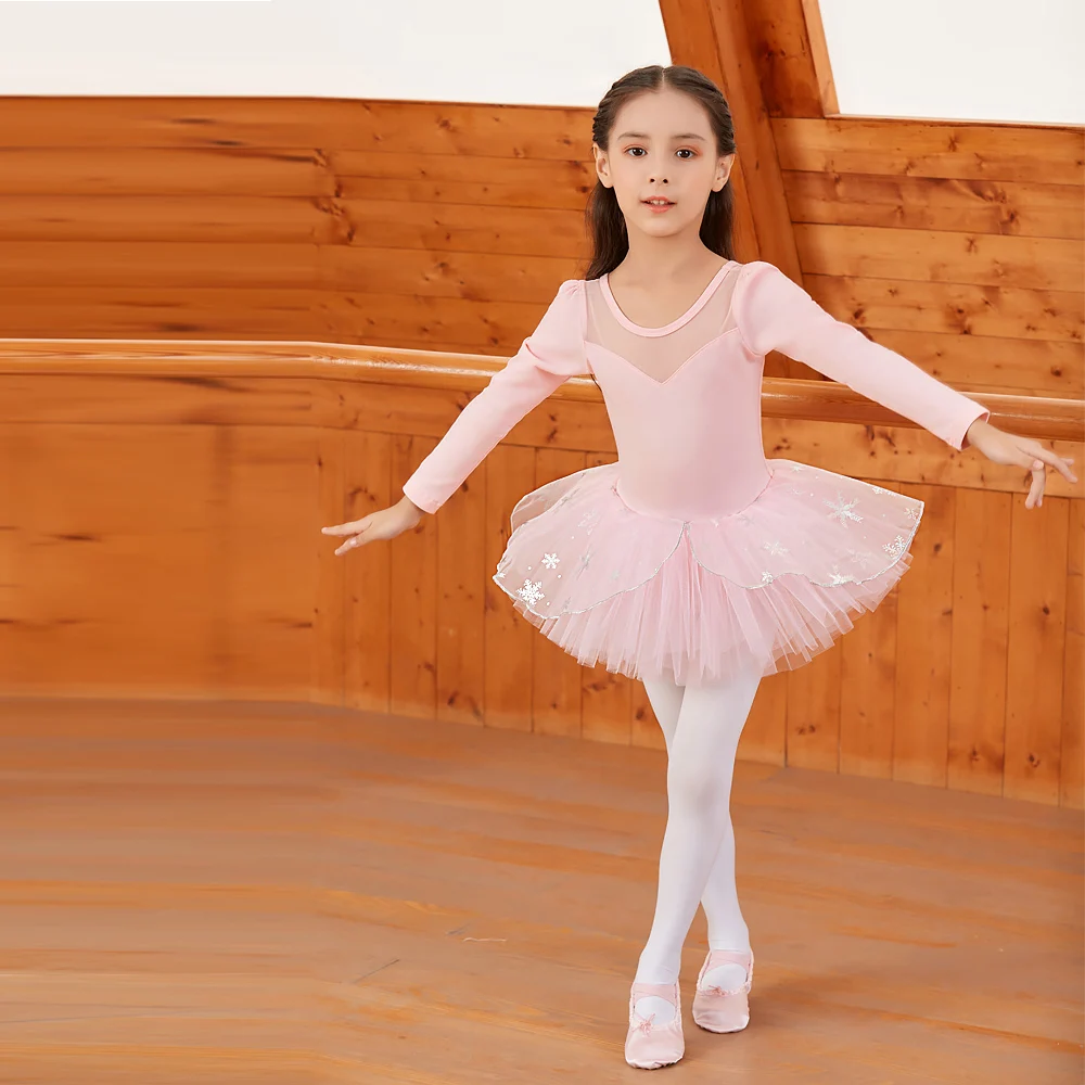 

Cute Pink Girls Ballet Dress Tutu Children Girls Dance Clothing Kids Ballet Dress Costumes Girls Dancer Leotards Dancewear