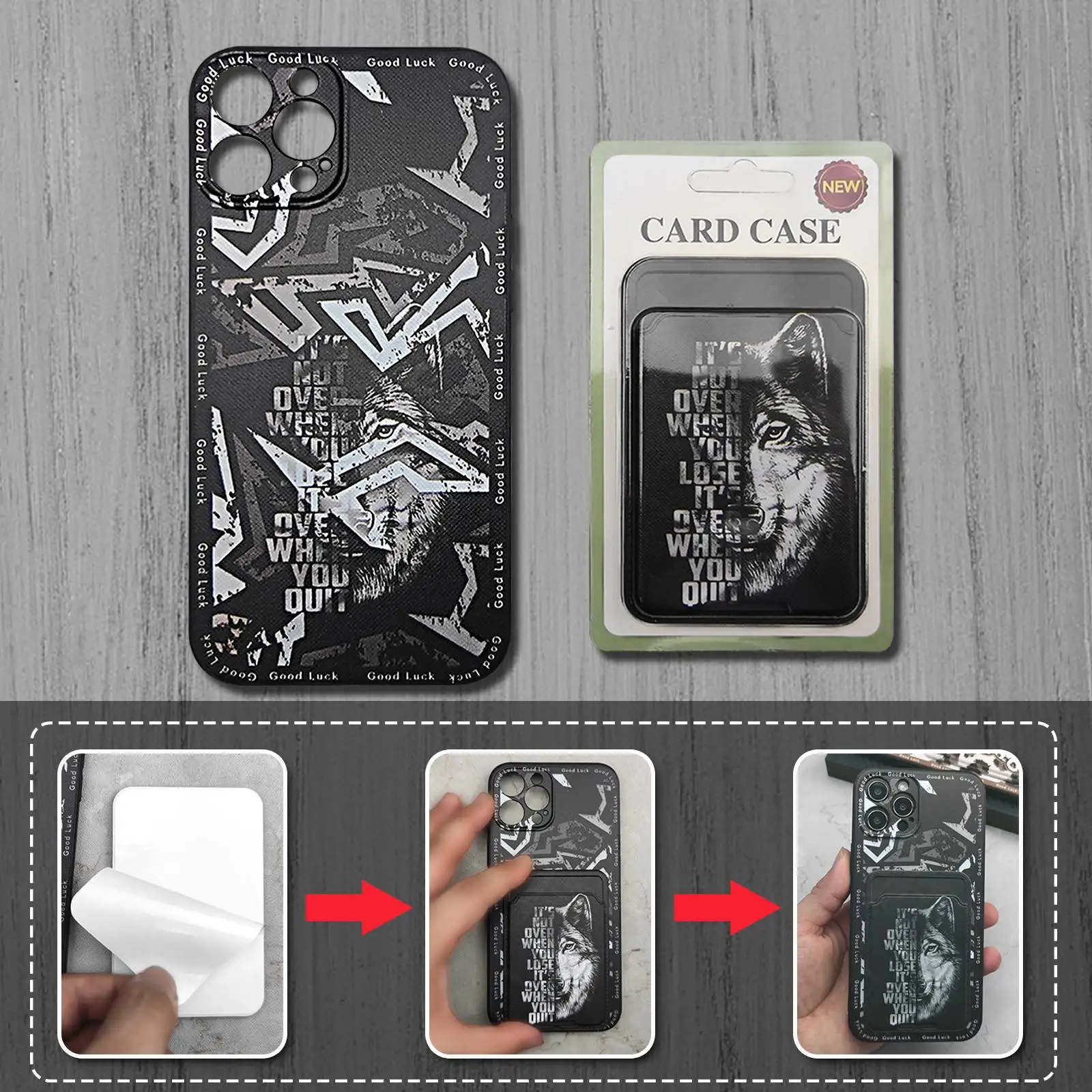 Card bag Graffiti Phone Case For Nokia C01 Plus Soft case Card sleeve Dirt-resistant protective Card slot Silicone TPU image 3