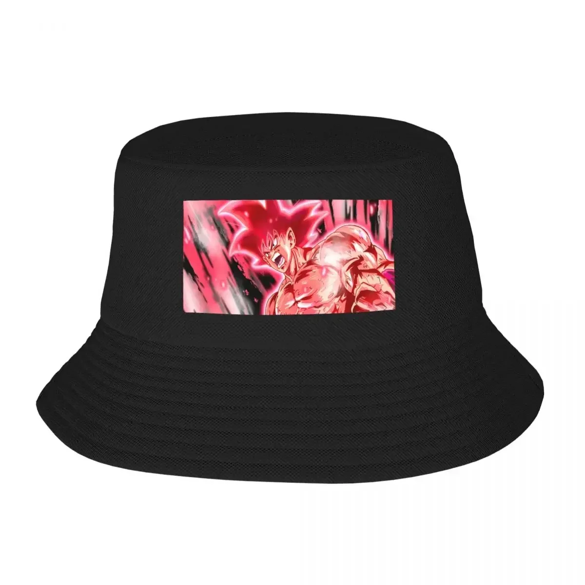 Goku Kaioken Bucket Hat Panama Hat Children Bob Hats Reversible Fisherman Hats Summer Beach Fishing Unisex Caps