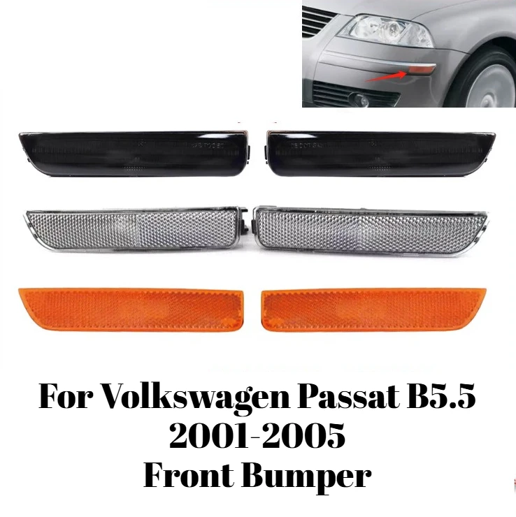 

For Volkswagen Passat B5.5 2001-2005 Front Bumper Side Light Turn Signal Marker Signal Warning Lamp Exterior Replacement Part