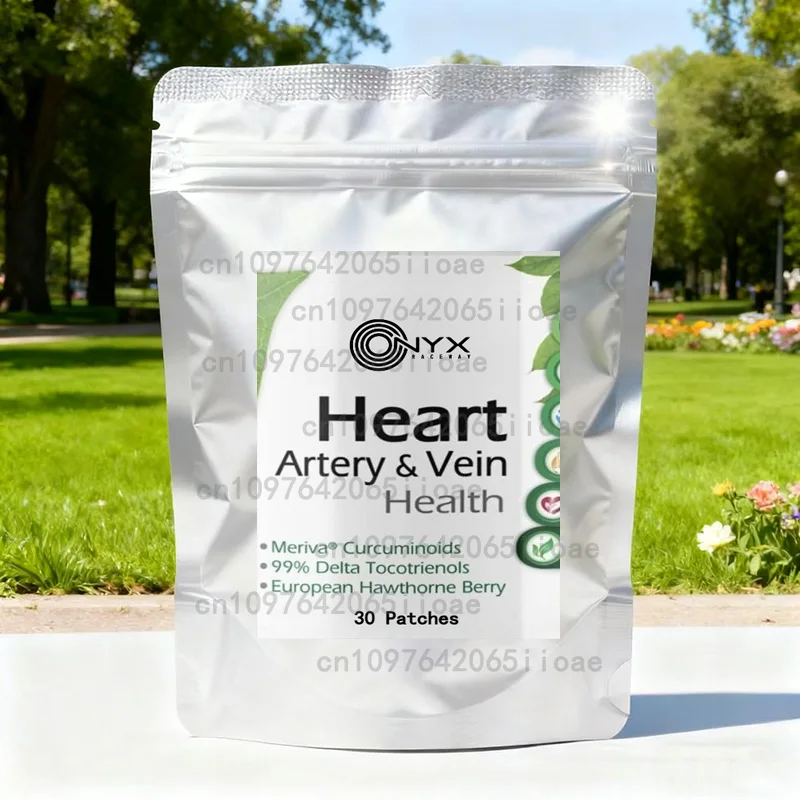 

Трансдермальные пластыри для поддержки сердца и нормализации артериального давления, способствующие улучшению состояния сердечно-сосудистой системы, 30 пластырей