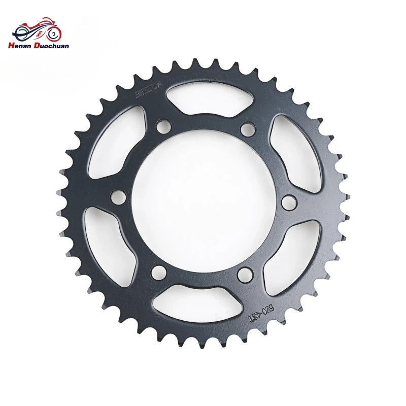 600cc 520-43T Motorcycle Rear Chain Sprocket for Suzuki Road GSX-R600 2011-2020 2016 2017 2018 2019 GSXR600 GSXR 600