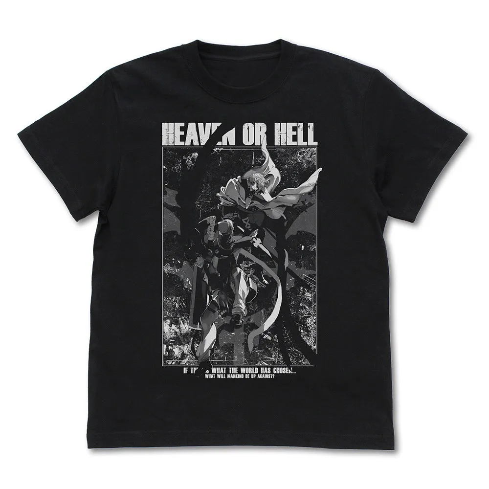 GUILTY GEAR STRIVE Heaven or Hell T-Shirt Black COSPA Japan New Pre
