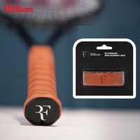 Wilson Original PU Tennis Overgrip Padel Racket Handle Skin Rubber RF01 Grip Tape Anti Slip Sweatband Badminton Accessories