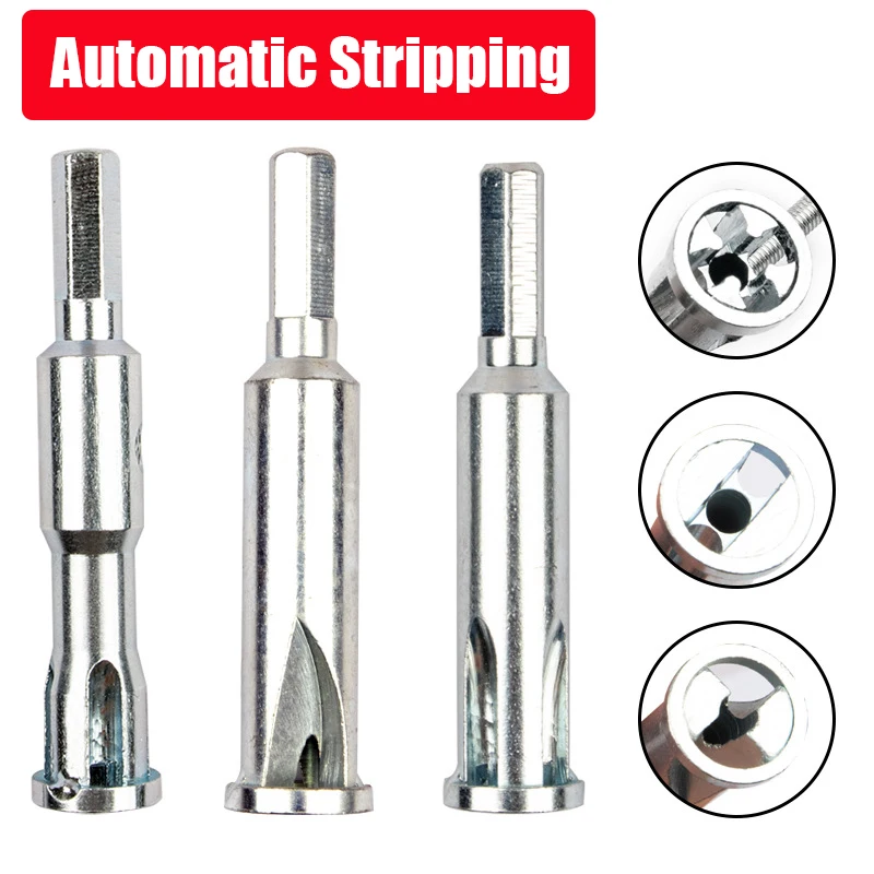 Ferramenta de Torção de Fio Elétrico Conector Rápido Ferramenta Twist Wire para Drivers Power Drill Stripping And Peel Cabo Elétrico Twister Eletricista