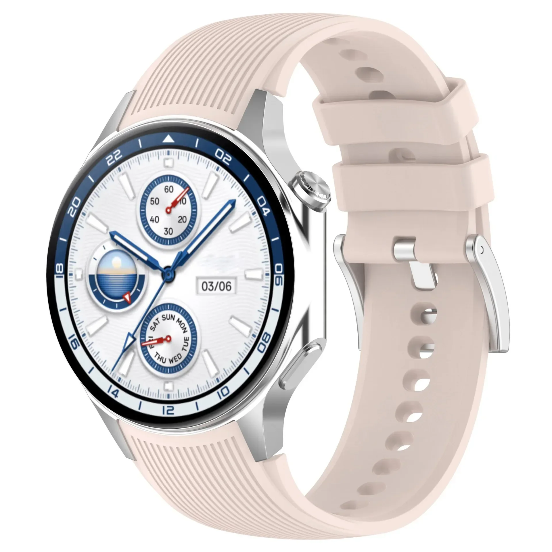 حزام سيليكون أصلي لساعة OnePlus Watch 3 2 سوار معصم بديل ناعم ومريح لسوار الساعة الذكية Oppo WatchX X2