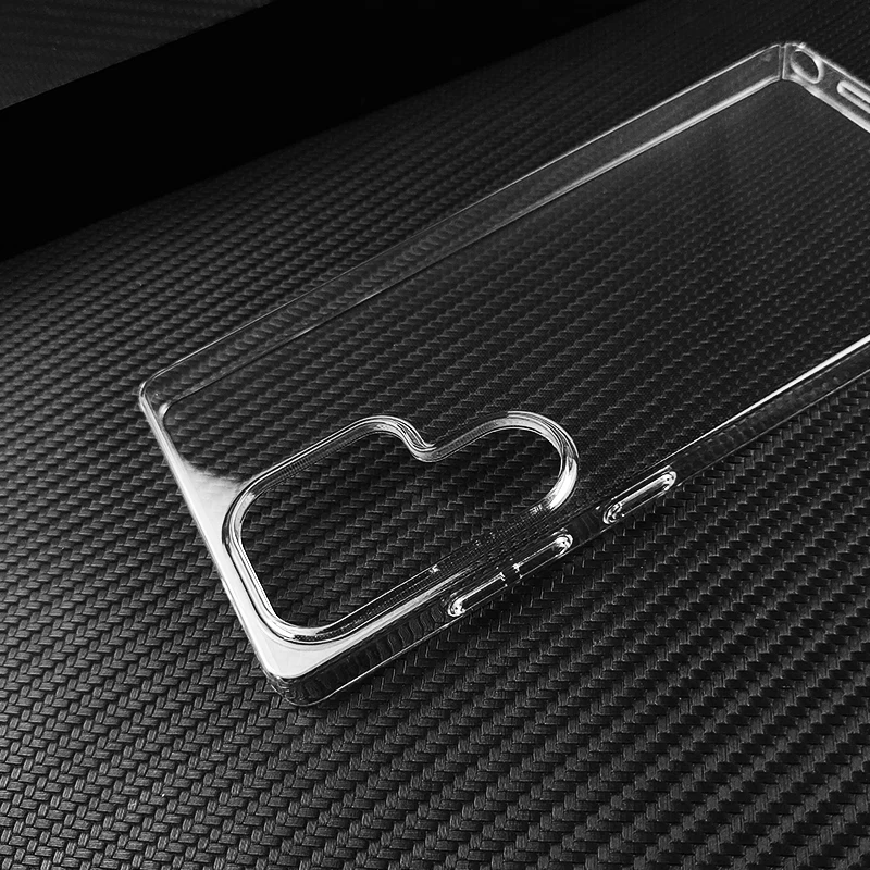 For Samsung Galaxy S26 S25 Edge Ultra Plus FE Hard PC Camera Protect Case Ultra Thin Clear Plastic Full Cover Protective Skin