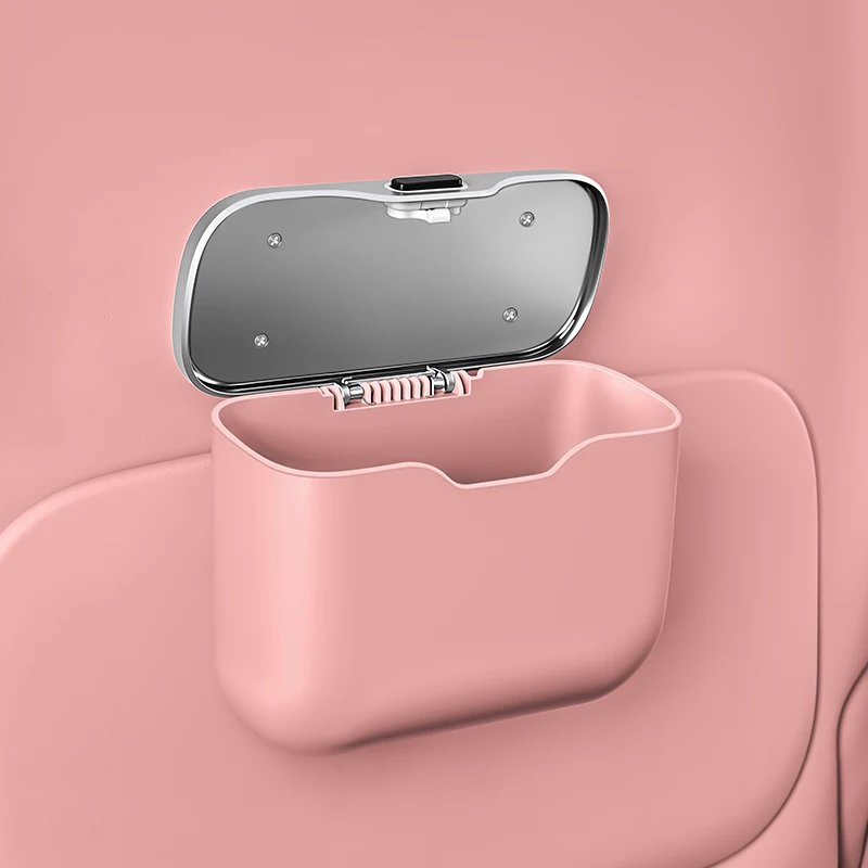 

SEEYA CAR Мусорный бак на дверь автомобиля, переднее и заднее крепление с откидной крышкой для внутреннего хранения и мешка для мусора