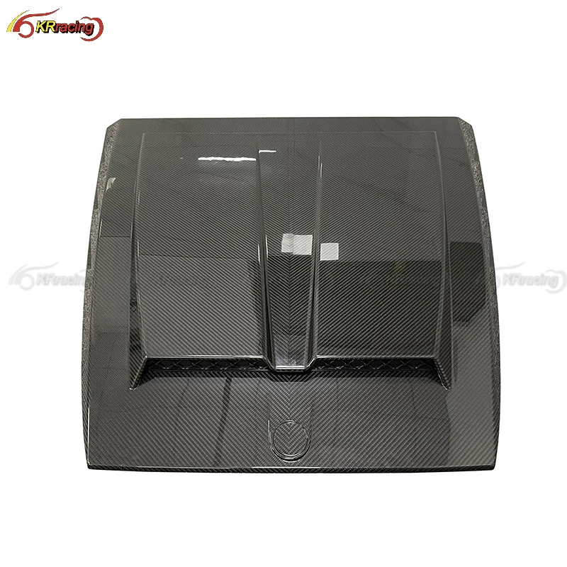 Brabu Style Dry Carbon Fiber Bonnet Hood Scoop For Mercedes Benz G-Class W464 G63 G500 2018-2022