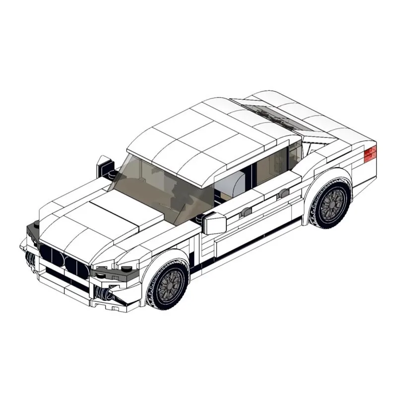MOC-77866 Building Block รถกีฬารถแข่ง M760 ของขวัญสร้างสรรค์ปริศนา Building Block ชุด Speed Series