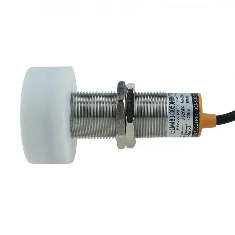 

LM480-3050NBHY-R non flush type normally close 3core silicon wire inductive sensor