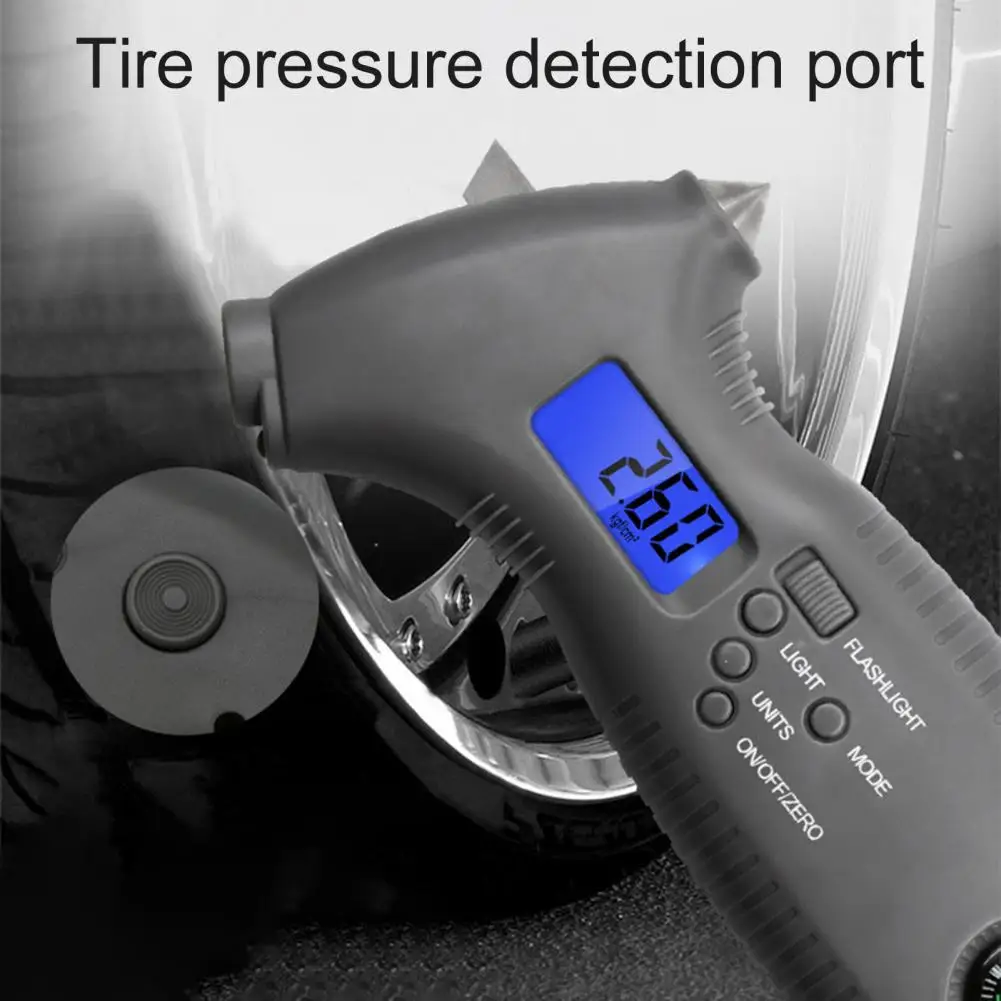 Car Safety Hammer  Eco-friendly Multifunctional Plastic  Car Tire Air Pressure Tester Safety Hammer for Vehicle Repair