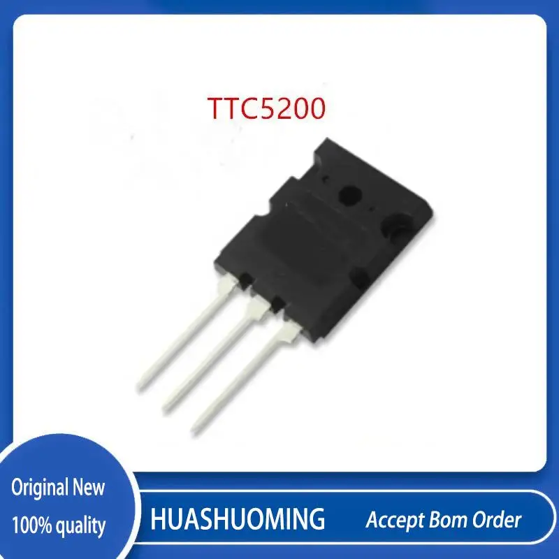 1pcs/lot TTC5200  TO-3PL 230V 15A   STTH8R06FP  TO-220F-2 600V 8A   FQPF13N10  TO-220F 100V 8.7A  