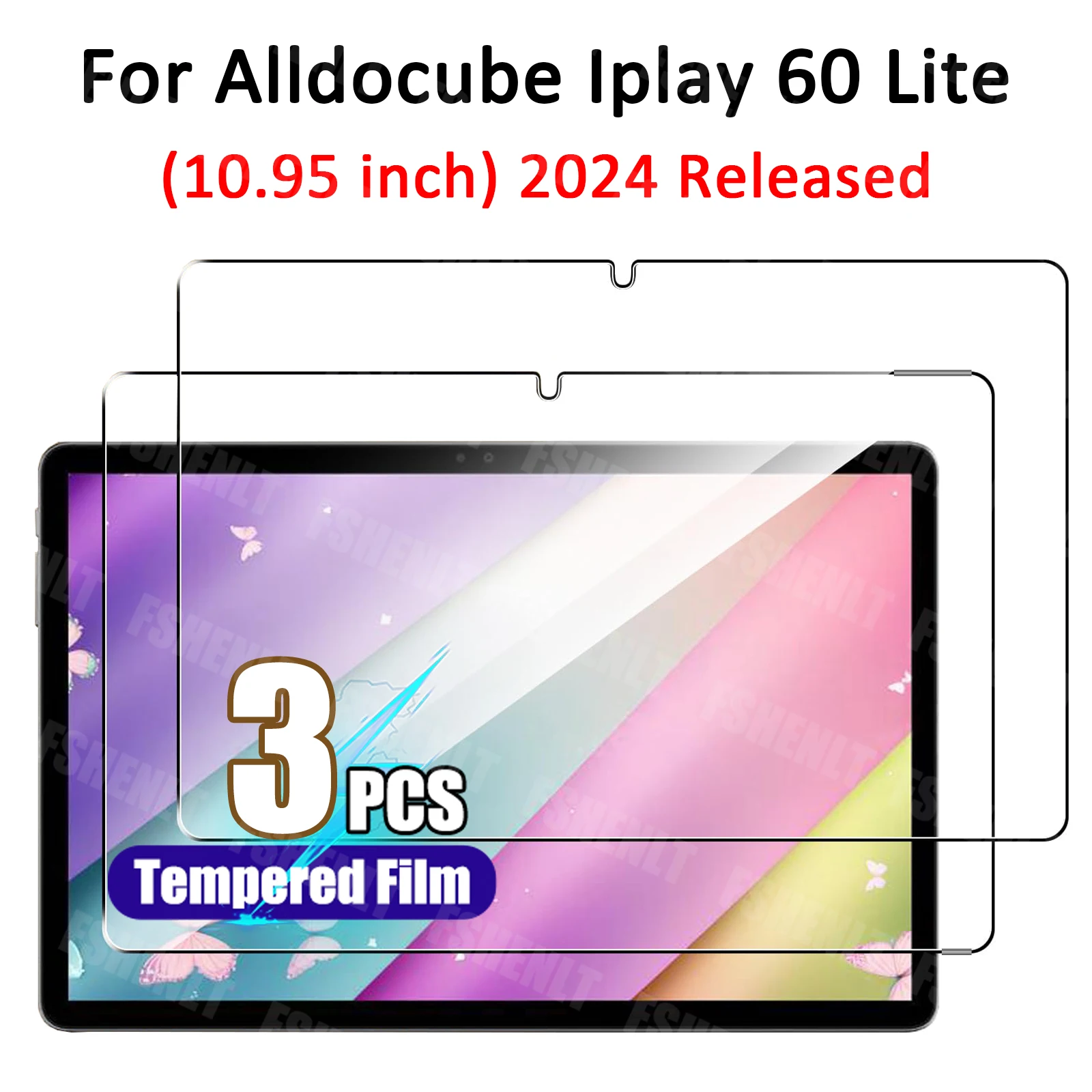 For Alldocube Iplay 60 Lite (10.95 inch) 2024 Screen Protector HD Clear 9H Hardness Tempered Glass Film for Iplay 60 Lite 10.95