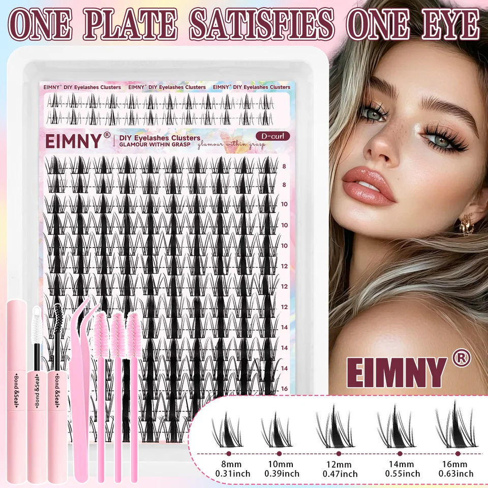 Kit de 140 pestañas postizas coreanas tipo racimo, perfecto para maquillaje cosplay y ojos de gato largos y naturales 4