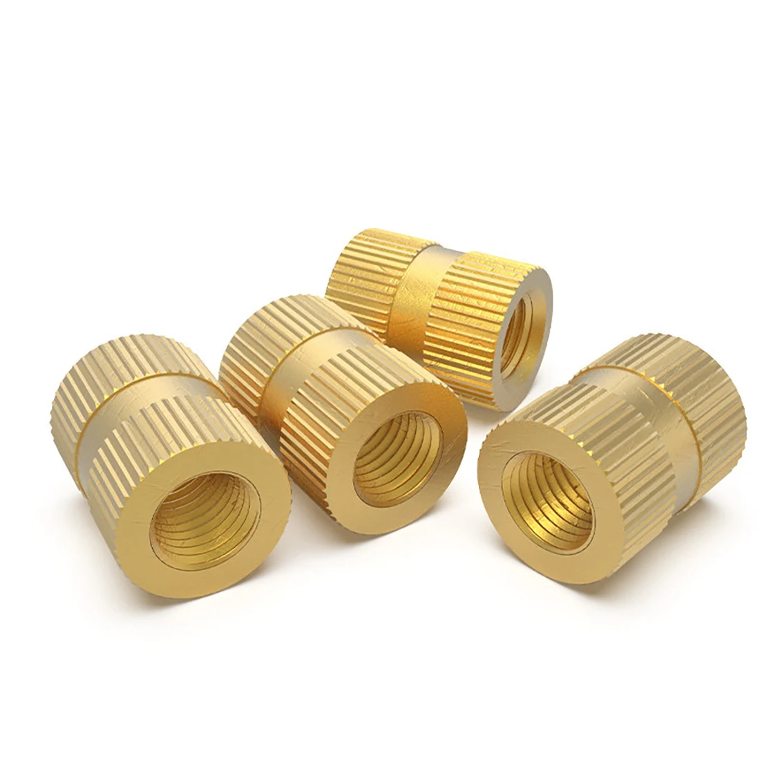 M3 M4 M5 M6 M8 M10 Threaded Insert Nut Brass Heat Knurl Hot Melt Embedded Injection Moulding Copper Nut of 3D Printer