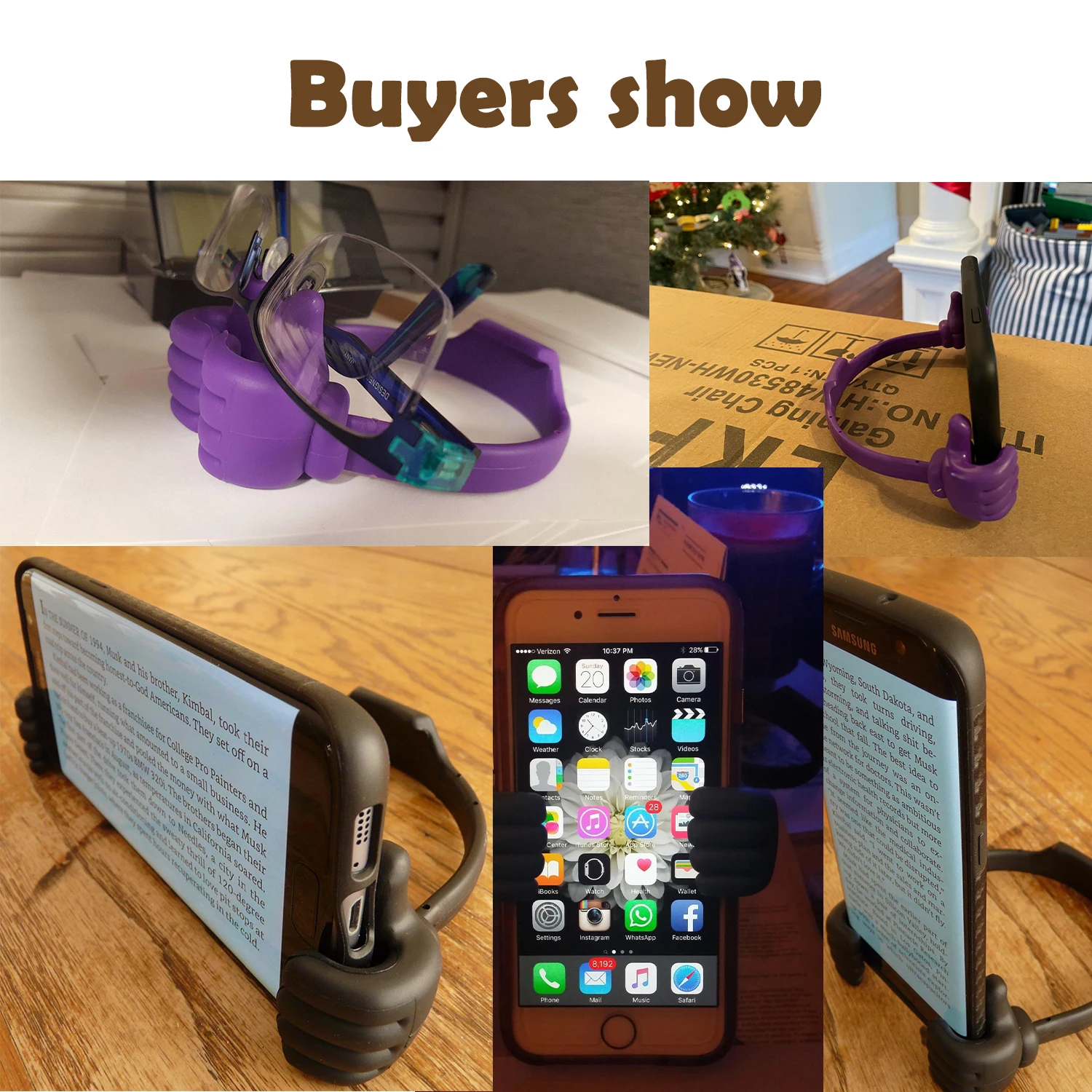Thumb Up Phone Holder Lazy Mobile Phone Thumb Stand Portable Elastic Creative Universal Cell Phone for iPhone Cell Phone Bracket