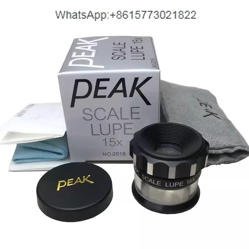 

PEAK Bijia portable cylindrical eyepiece with scale 15x focusing magnifying glass 2016-15X from Japan