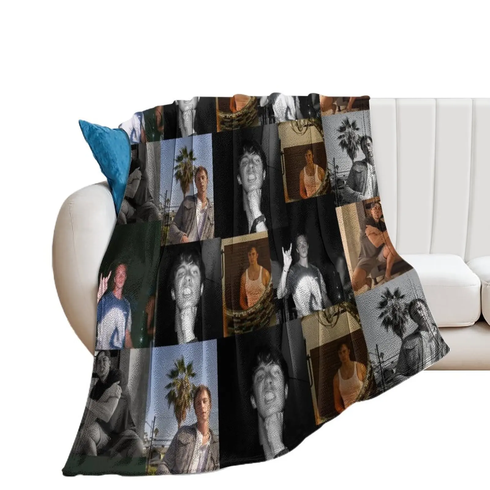 Drew Starkey Collage Throw Blanket cosplay anime Baby Summer Beddings Blankets