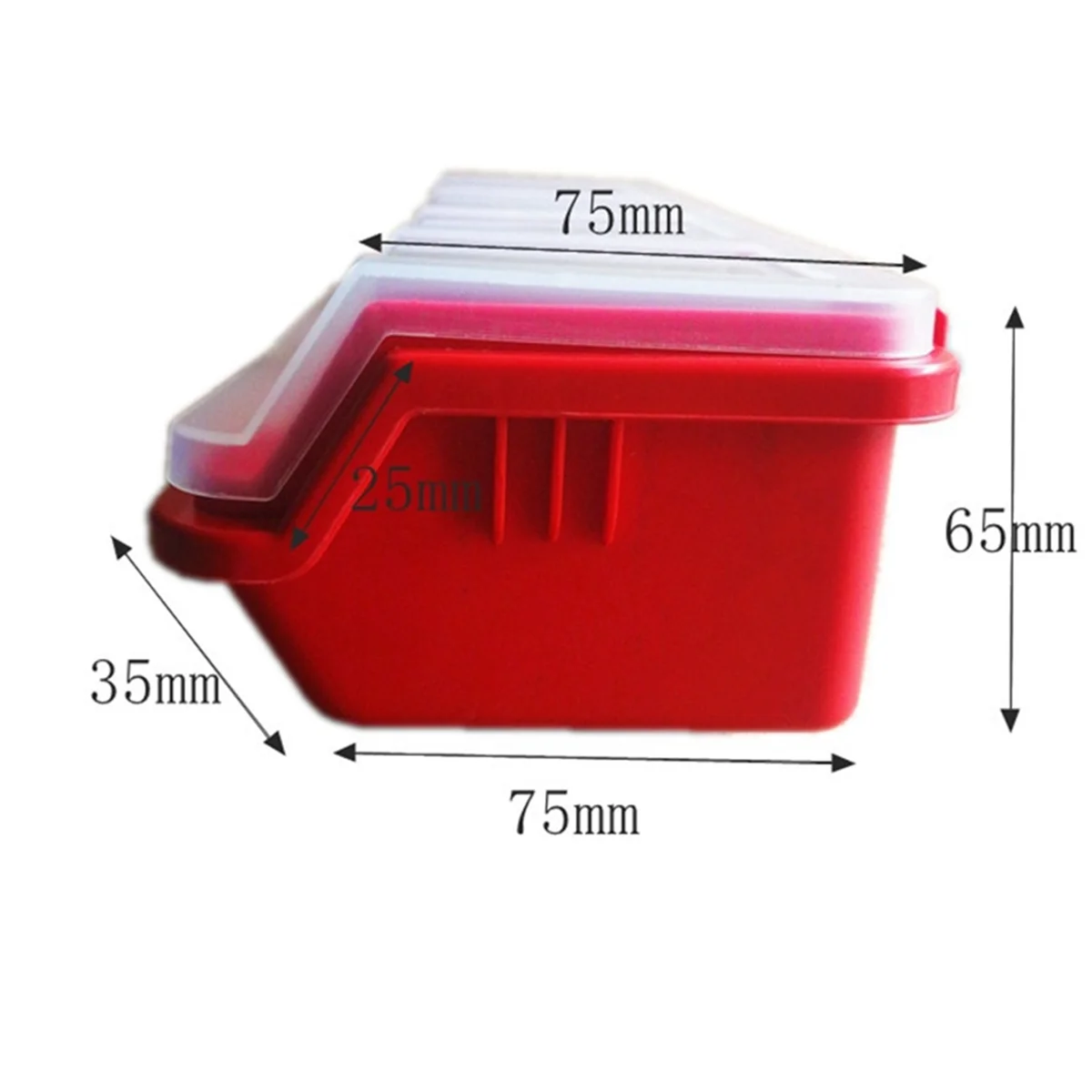 New 4 Pcs Screw Organizers and Storage Bins with Locks Plastic Hardware Organizer Box with Compartment Bolt Organizer Blue
