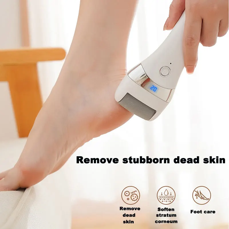 3 in 1 Electric Foot File Dead Skin Callus Remover Foot Care Tool Dry Coarse Skin Calluses Remover 3 Gear Speed Rechargeable