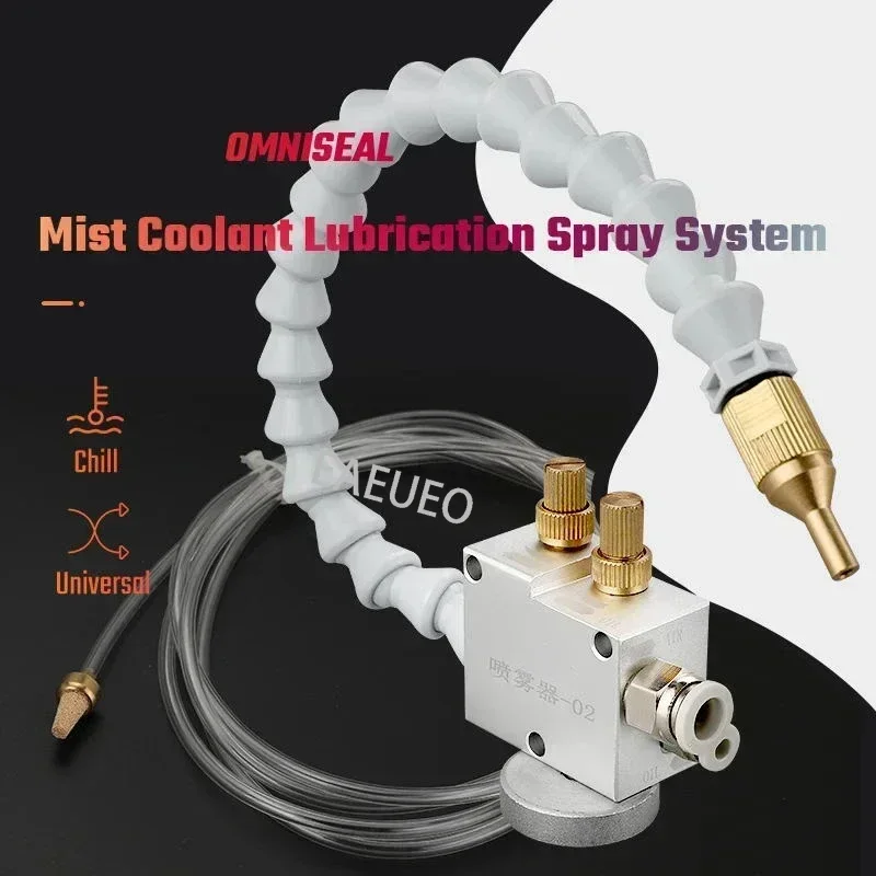 

High Quality Mist Coolant Lubrication Spray System sprayer CNC Lathe Milling Drill Engraving Machine Tool for 8mm Pipe Cooling