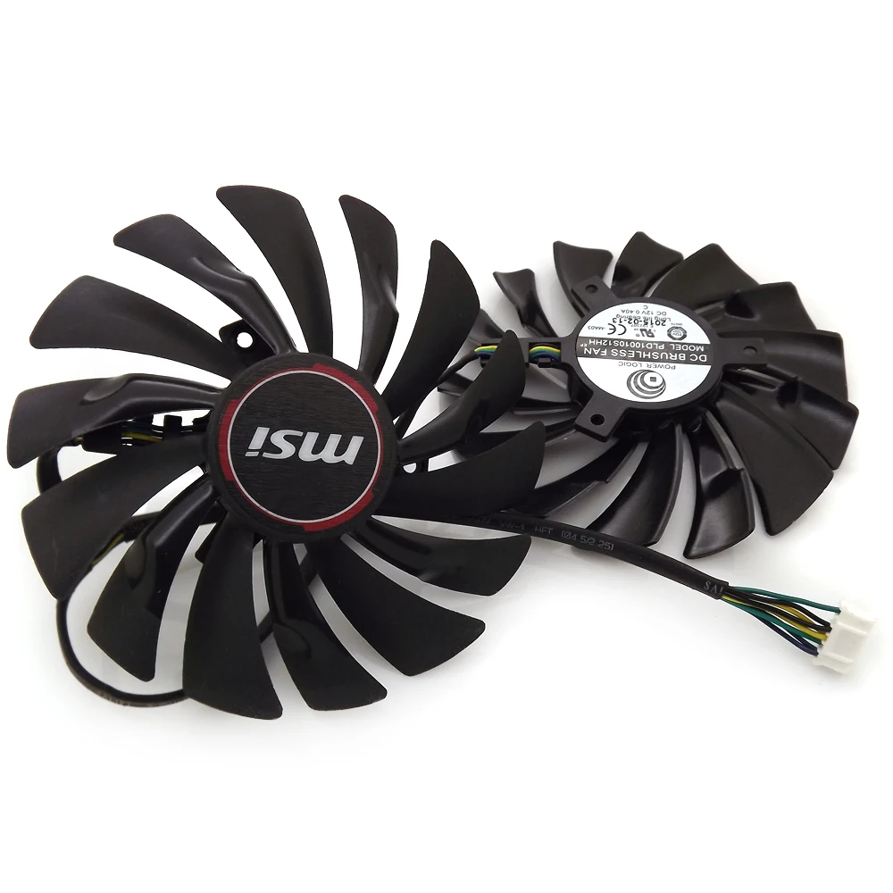 

Вентилятор для видеокарты,PLD10010S12HH, для MSI GTX980 970 GTX 980 GTX970 GAMING,VGA Cooler, вентилятор для видеокарты