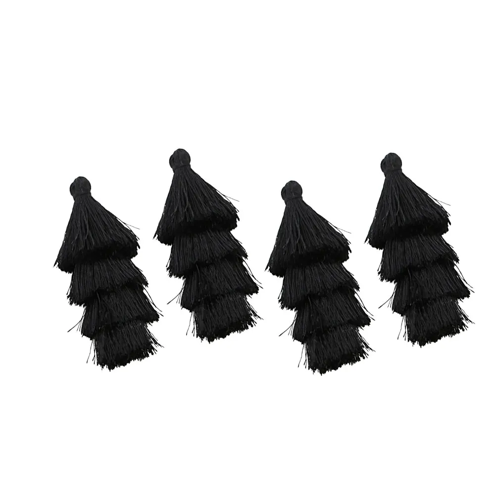 

4 Pcs Christmas Earrings Pendant Tassel Accessories Jewelry Dangler Long Keychain Chrisrmas Eardrop