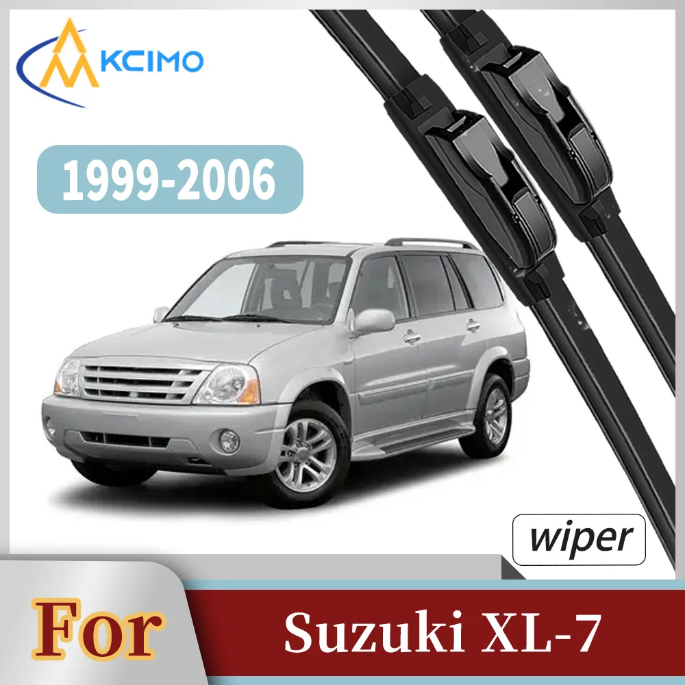 

Premium Rubber Front Windscreen Wiper Blades For Suzuki XL-7 1999-2006 Quiet Smooth Wiping Waterproof Windshield Kit 2Pcs