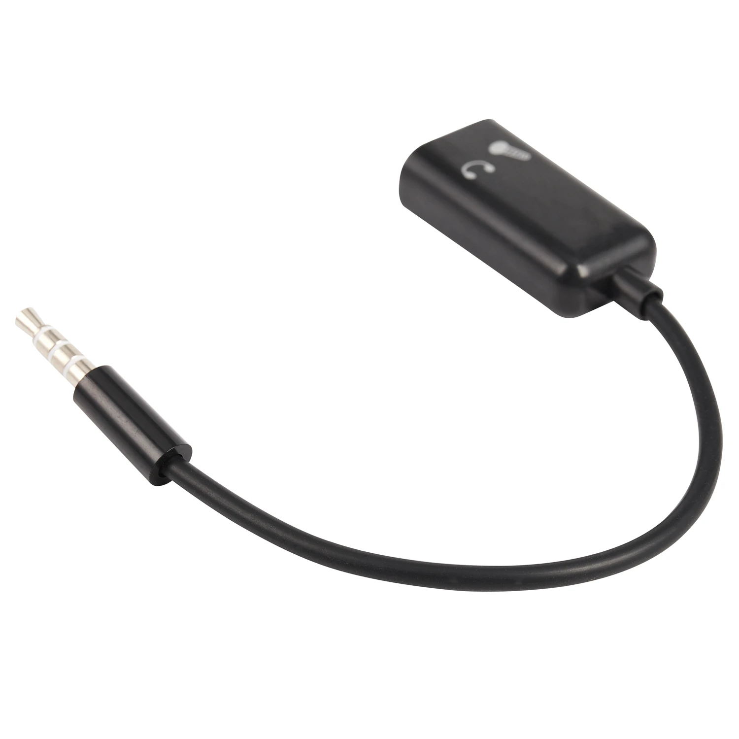 Pemisah Audio Stereo POP-l3.5mm Headset Jantan ke Headphone + Adaptor Mikrofon pasangan memutar rangkaian kabel