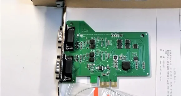 2-port RS-422/485 pcie high-speed serial port card