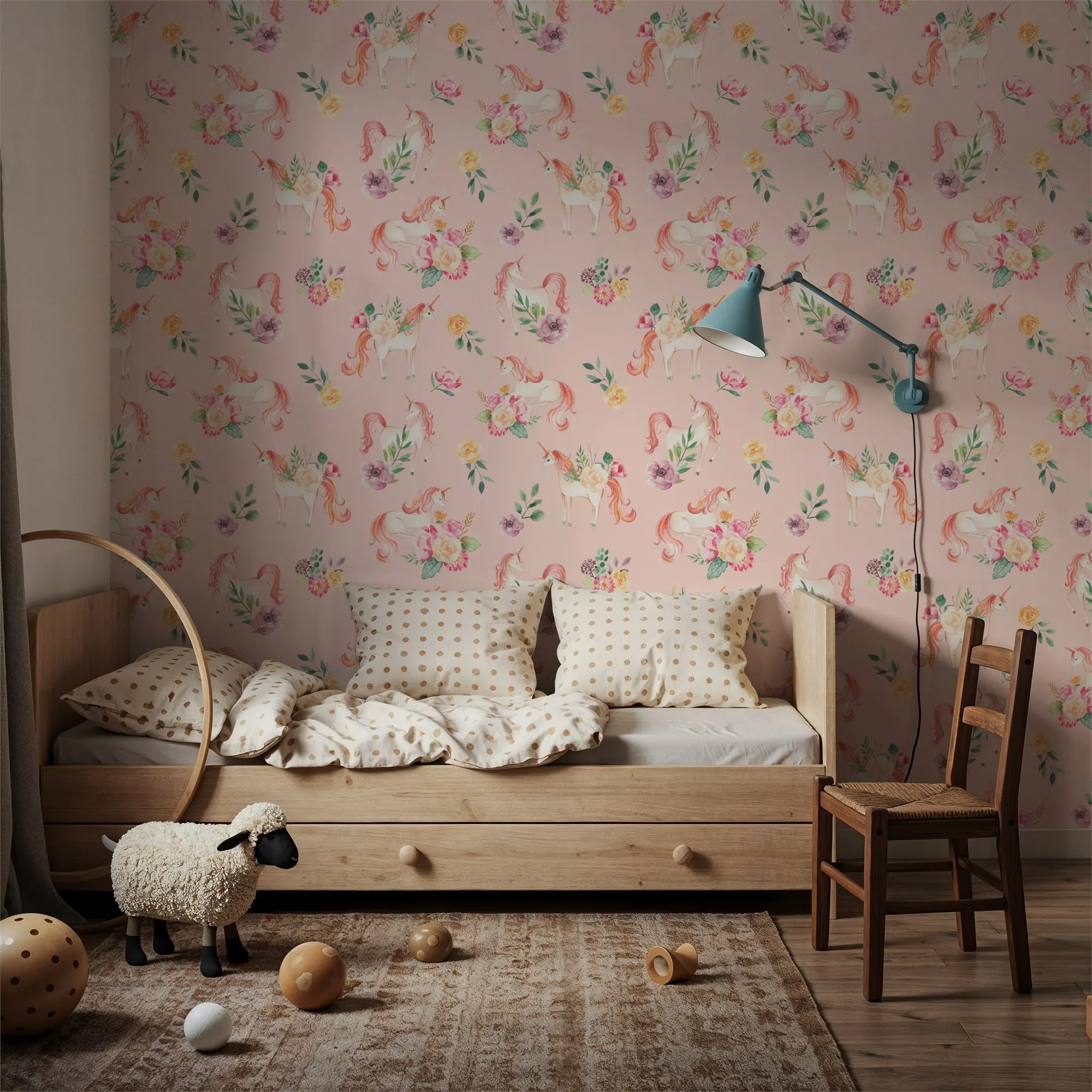Custom Fairytale Scene Wallpaper for Walls Made to Measure Large Wall Mural