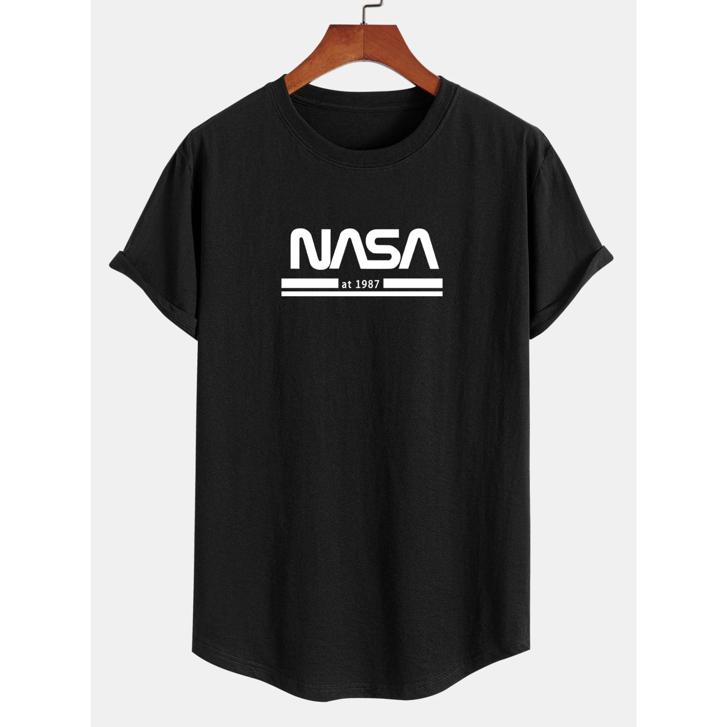 

Motorcycle 2025 Men's Summer 100% Cotton Fashion Casual Loose Version Printed Sports Crew Neck Short Sleeve T-Shirt