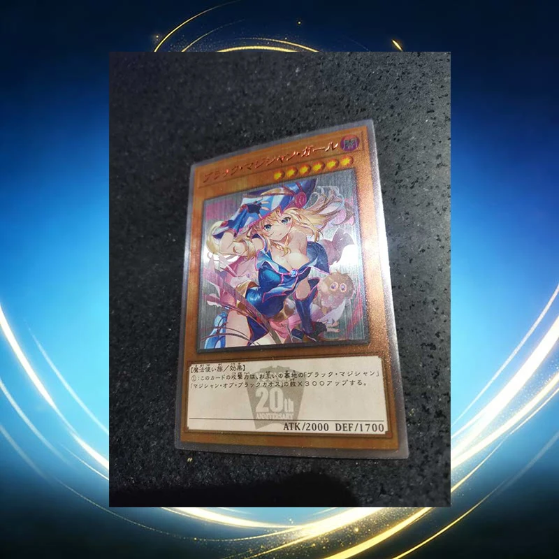Anime Yu-Gi-Oh! Diy Homemade Flash Cards Black Magician Girl The Black Rose and The Witch of Thorns Collection Cards Game Toys