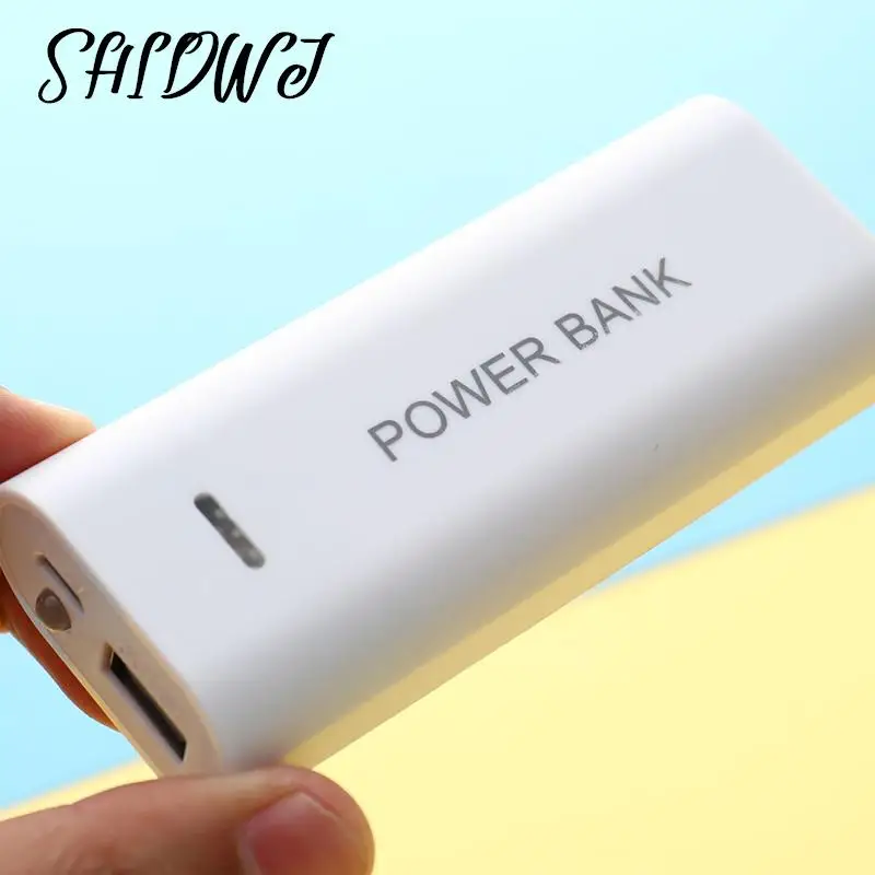 5V 5600mAh 2X 18650 USB Power Bank Battery Charger Case DIY Box For Phone Electronic Charging Not Including Batteries