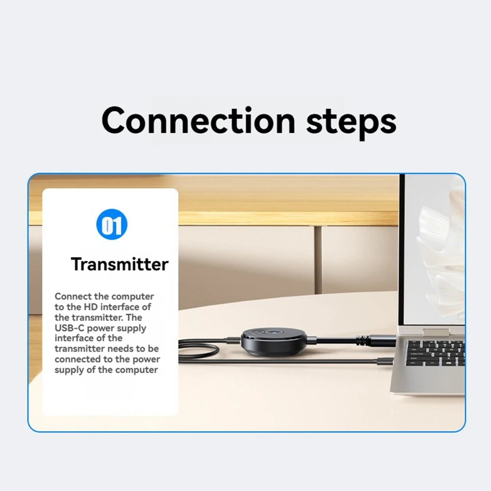 【Venda rápida】Extensor sem fio - Compatível com 1080P 50M 5G Switch sem fio Transmissor de áudio e vídeo e compartilhamento de tela do receptor
