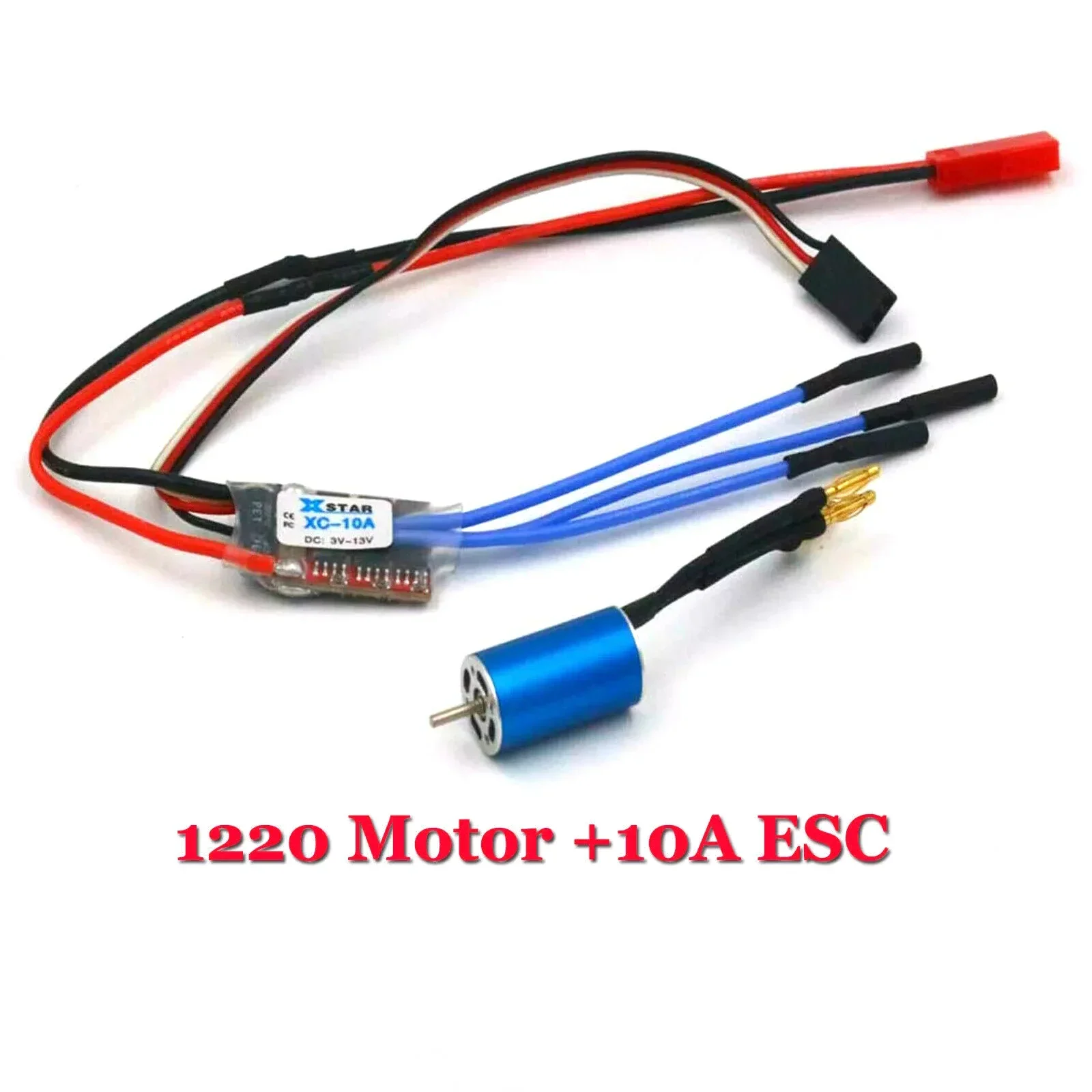 10A Brushless ESC 10300kv 1200 Motor For Losi Micro T SCT 4WD Rally Desert Truck rc crawler car model toys upgrade parts